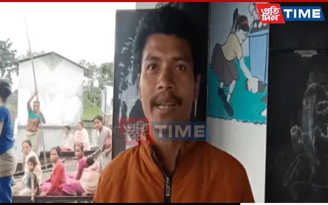A man highlighting the plight of the people  