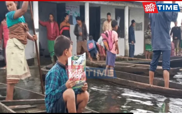 Another child, one of few trading threat to life for an education  