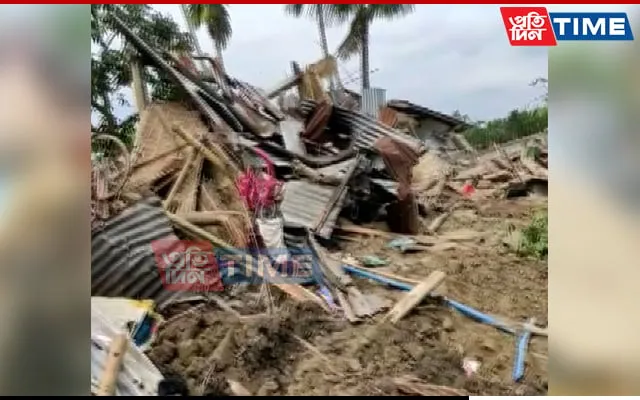 Houses of several accused in yesterday's violence were razed to ground  