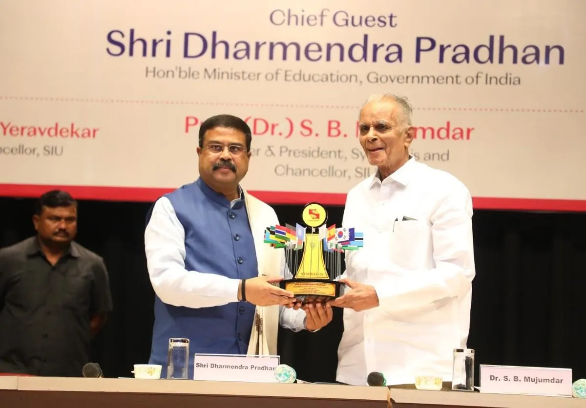Dharmendra Pradhan at Symbiosis International University at Pune   