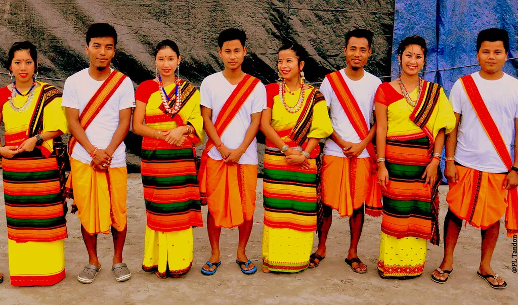 Dimasa attire  
