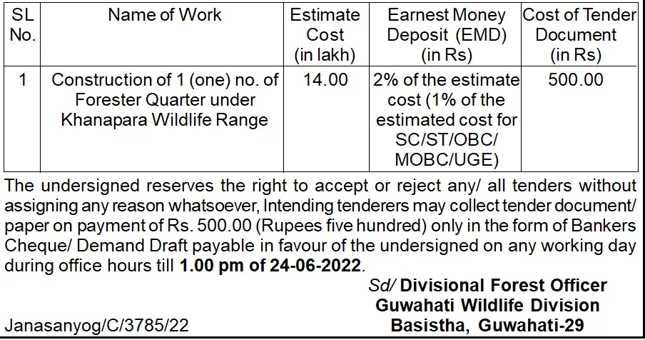 Assam Tender  