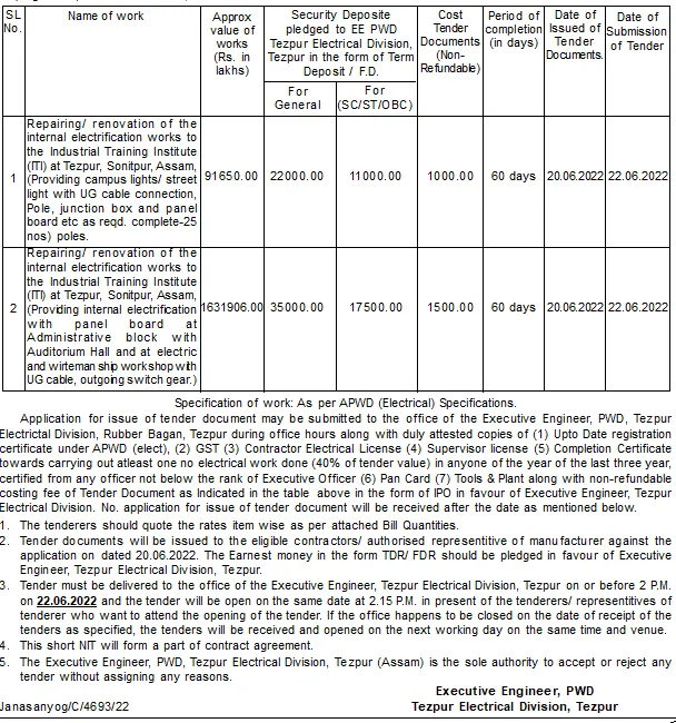 Assam Tender  