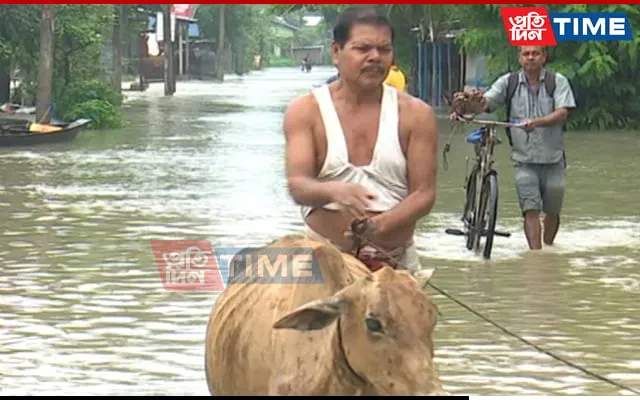 Flood disrupts daily life in Rangia  