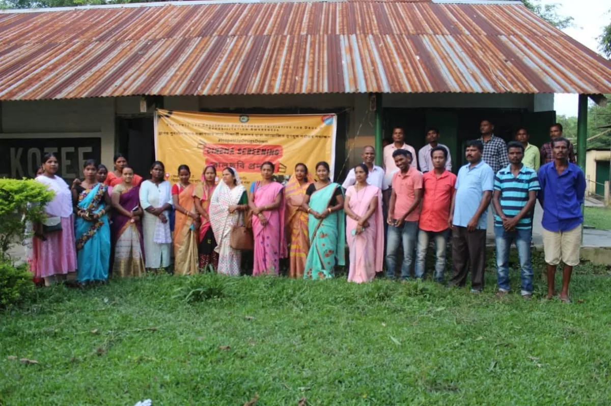 The film screening as part of the campaign  