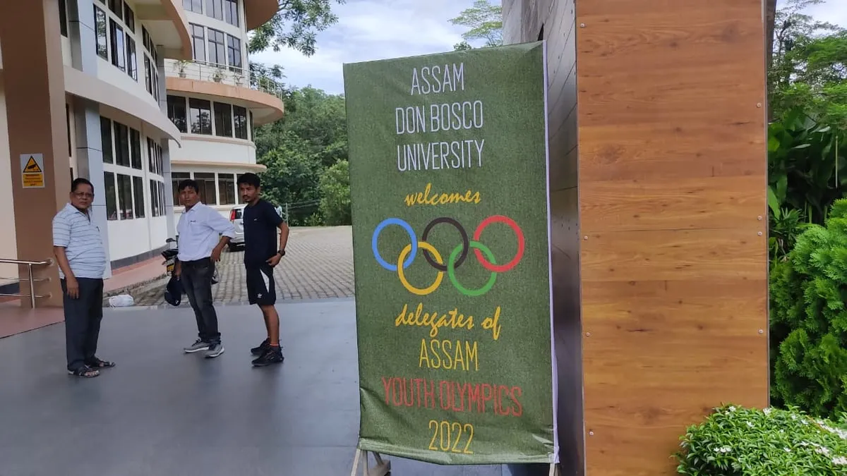 Assam Don Bosco University is hosting the Guwahati contingent  