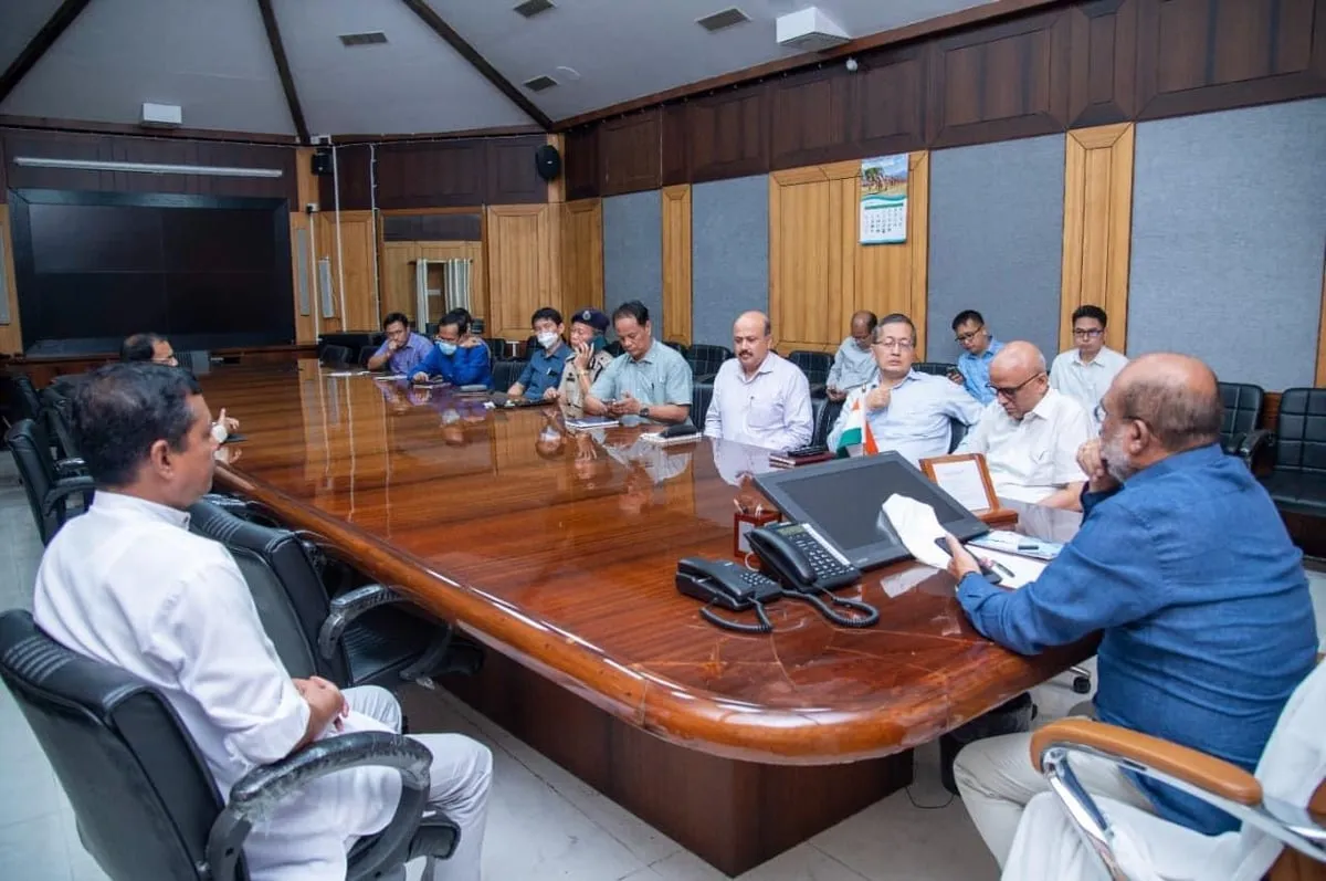 Manipur CM N Biren Singh convened an emergency meeting  