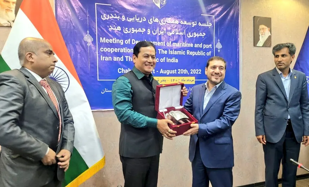 Union Minister Sarbananda Sonowal visits Iran  