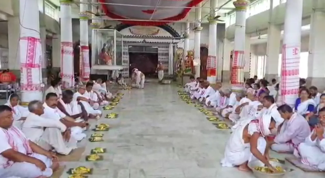 Celebrations at Dhekiakhowa Bornaamghar  