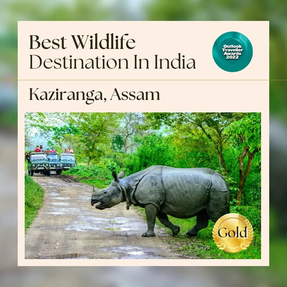 Kaziranga National Park Conferred with ‘Best Wildlife Destination in India’  