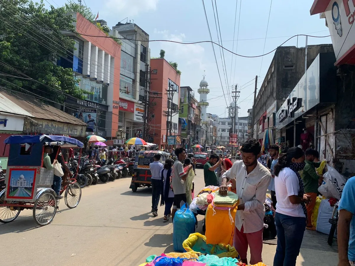 Less Crowd at Fancy Bazar  