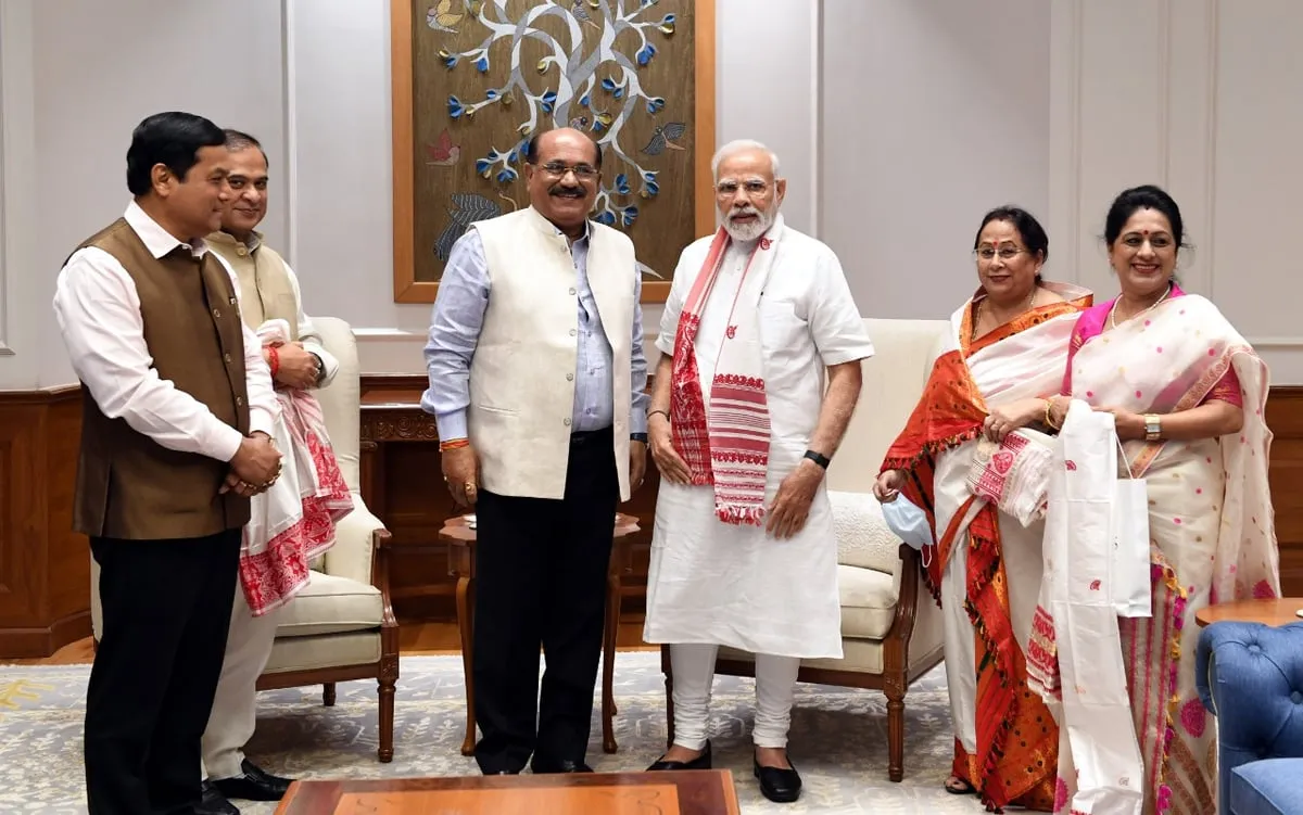Assam CM Himanta Biswa Sarma and Union Minister Sarbananda Sonowal were present at the occasion  