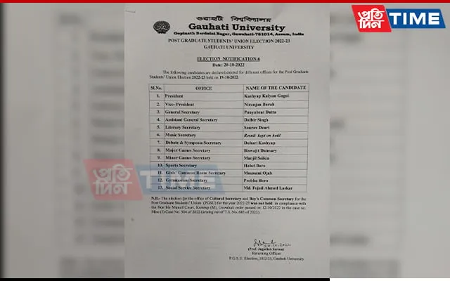 GU PGSU Election Winners List  