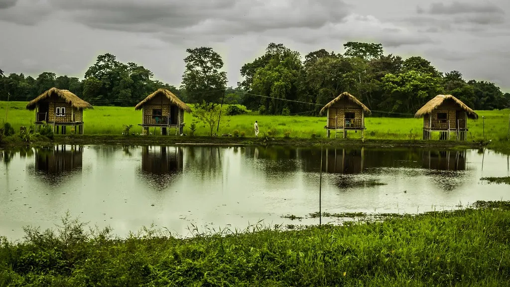 Houses In Assam Built On Stilts  Kartik Kumar S@