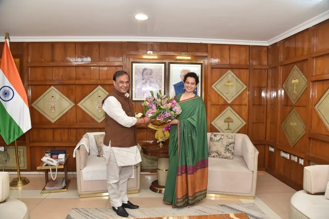 Kangana Ranaut Meets Assam CM Himanta Biswa Sarma  