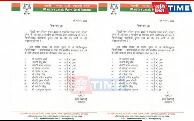 Rebel MCD Candidates Expelled  