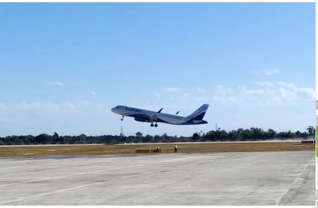 IndiGo flight flagged off from Donyi Polo Airport  