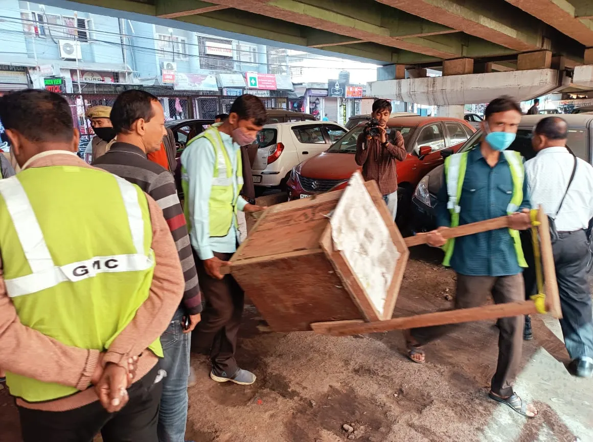 GMC carried out eviction drive at Ulubari  