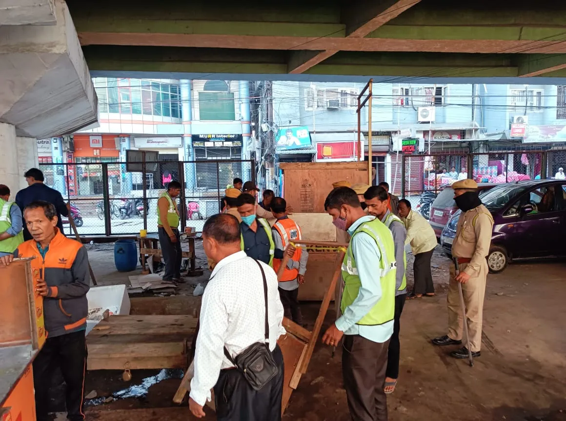 GMC carried out eviction drive at Ulubari  