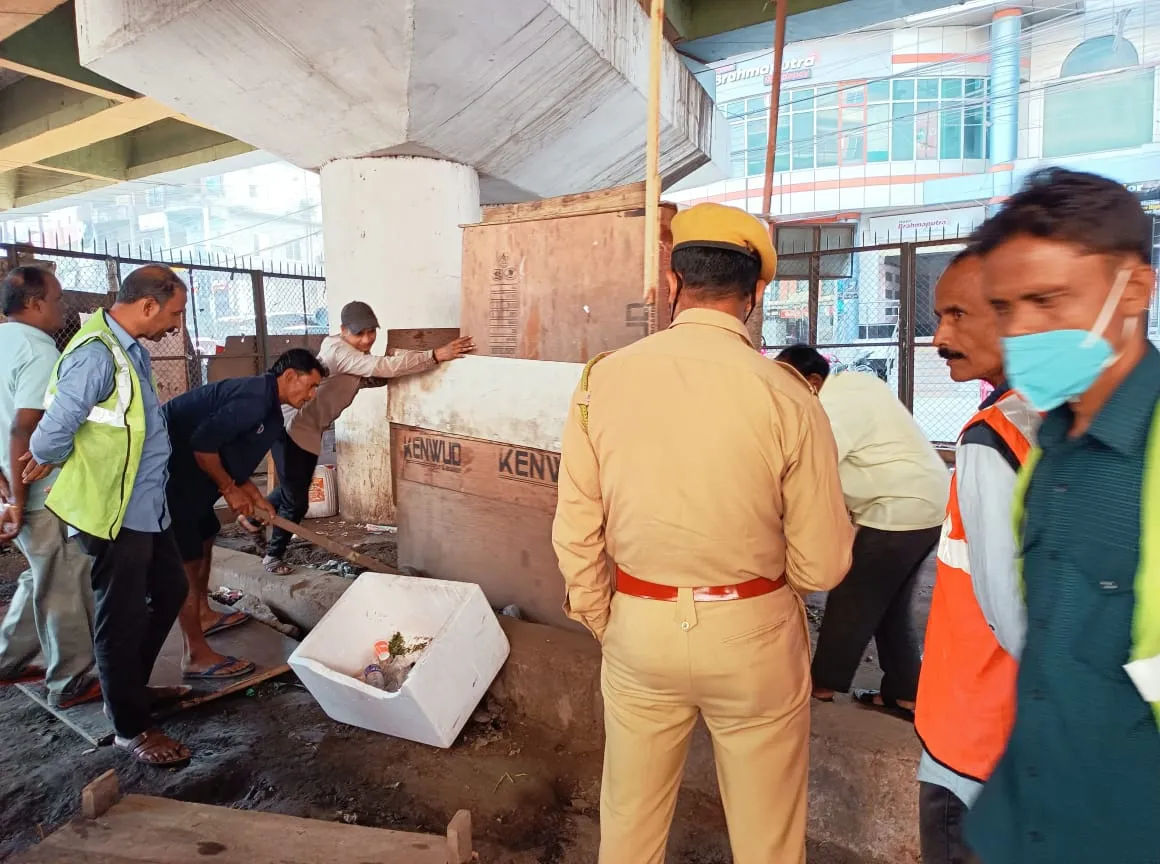 GMC carried out eviction drive at Ulubari  