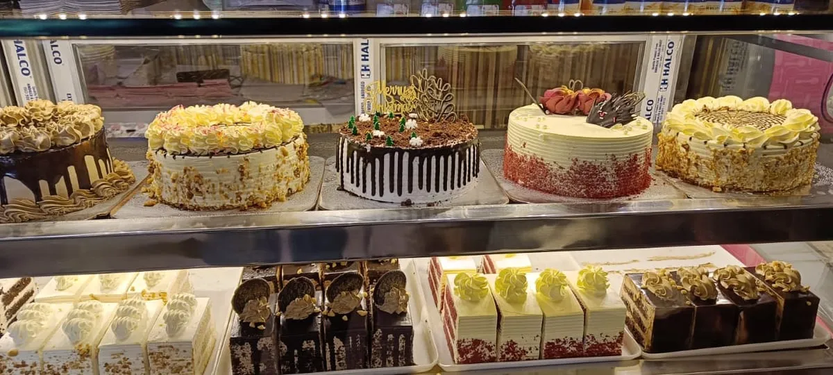 Cakes being sold ahead of Christmas  
