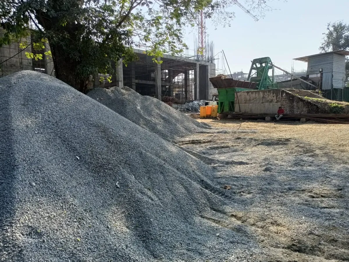 The contruction site of Convention Centre  