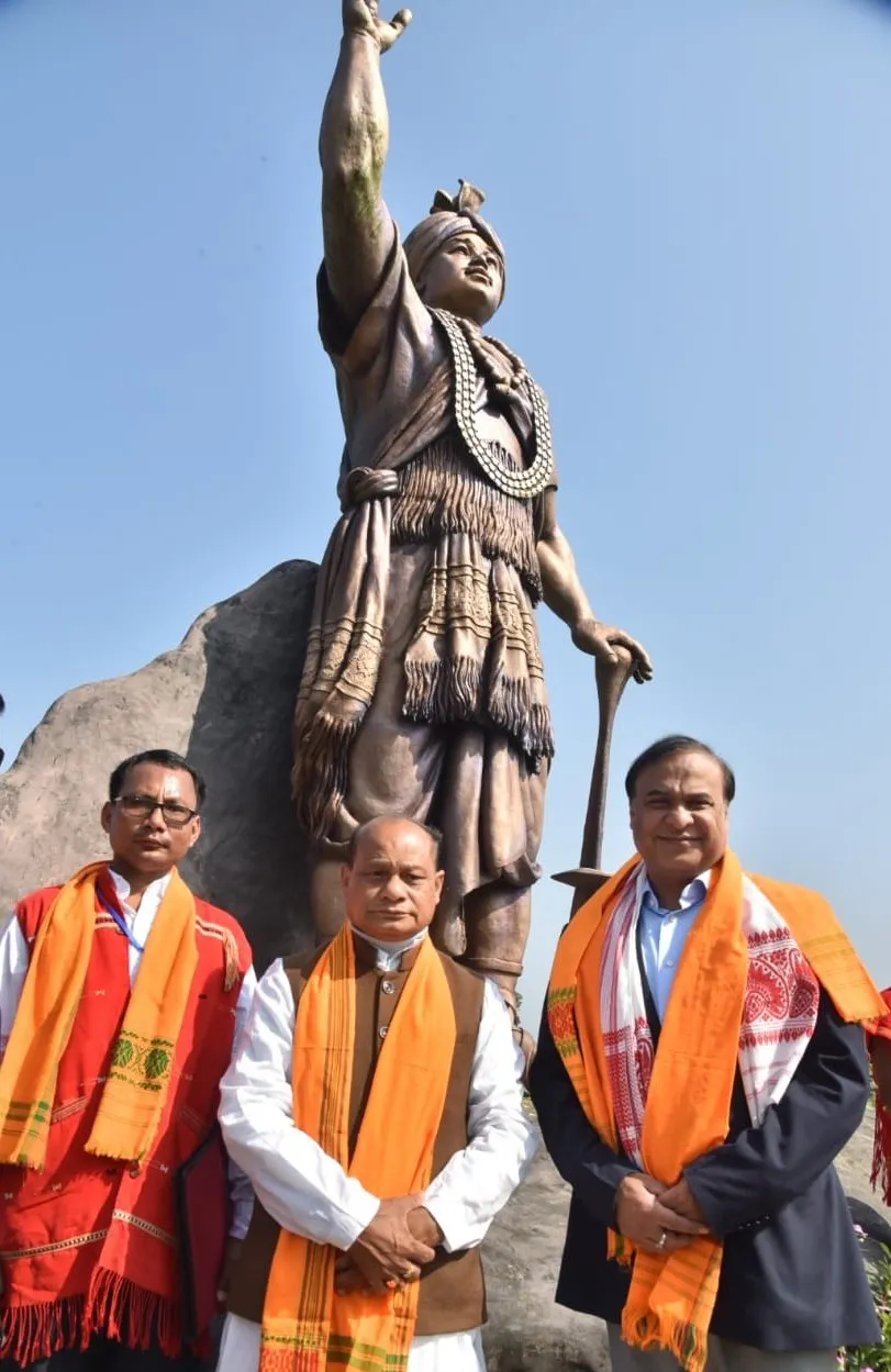 Assam CM at Jongal Balahu Garh in Nagaon’s Raha  