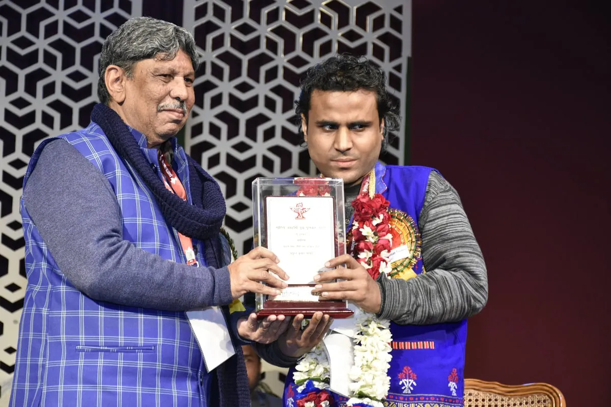 Sahitya Akademi Yuva Puraskar Awardee Pradyumna Kumar Gogoi  