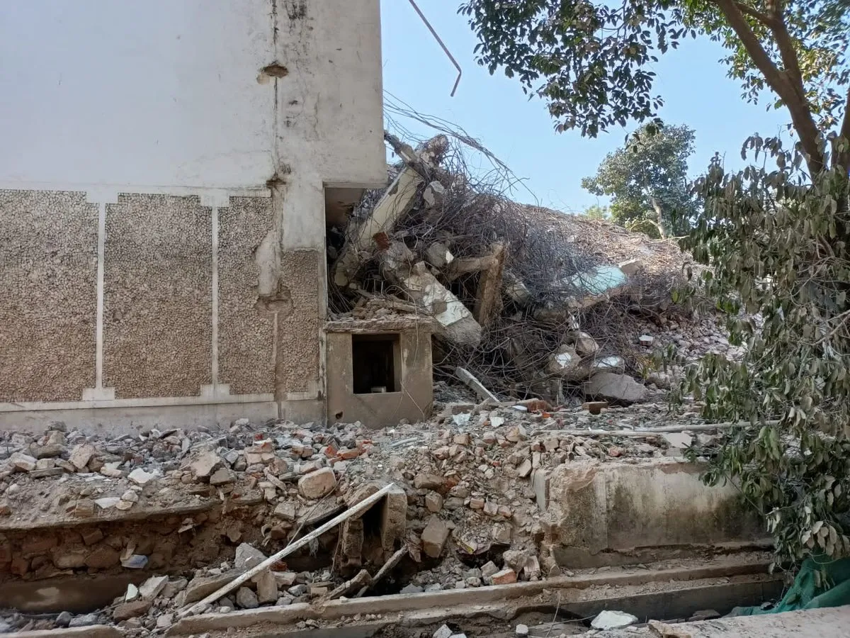 Old DC office being demolished   