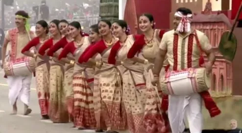 Snaps from Assam Tableau  