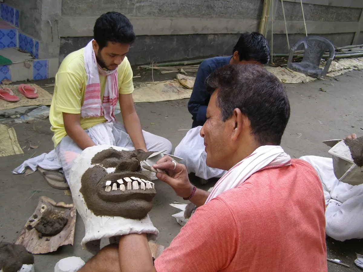 Mask art of Majuli  