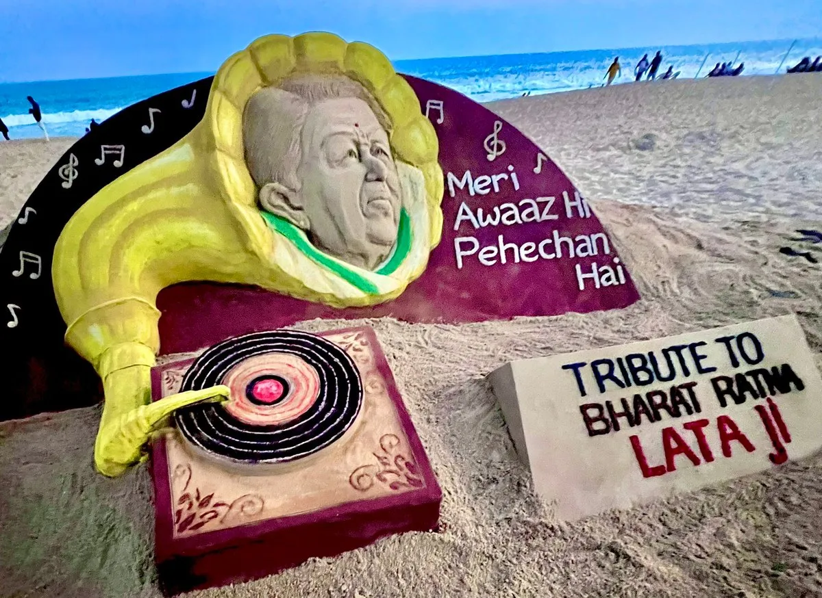 Sudarsan Pattnaik's sand art  Twitter