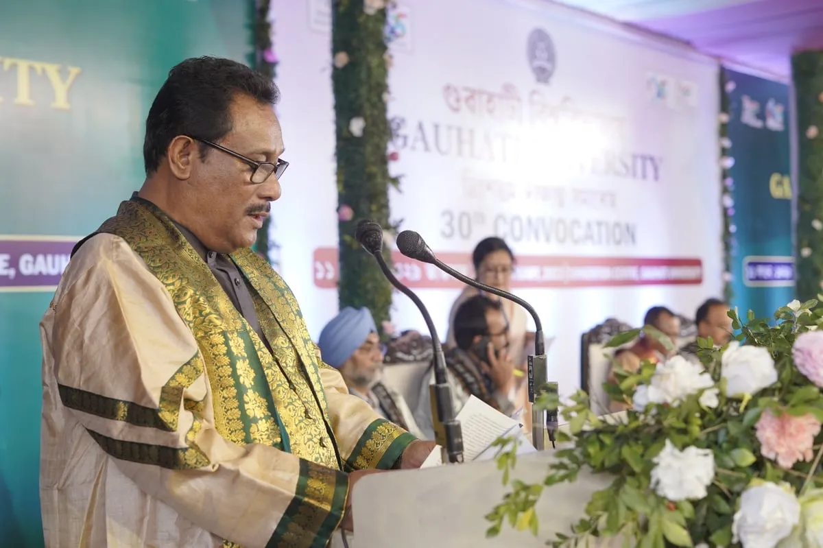 Vice Chancellor of the University Professor Pratap Jyoti Handique  