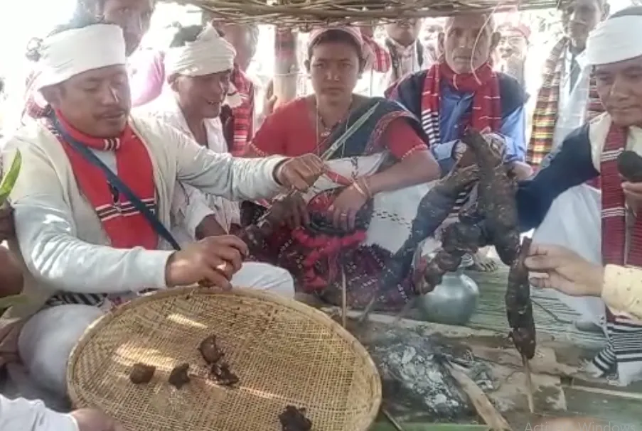 Traditional dishes prepared on the occasion of Ali-Aye-Ligang  