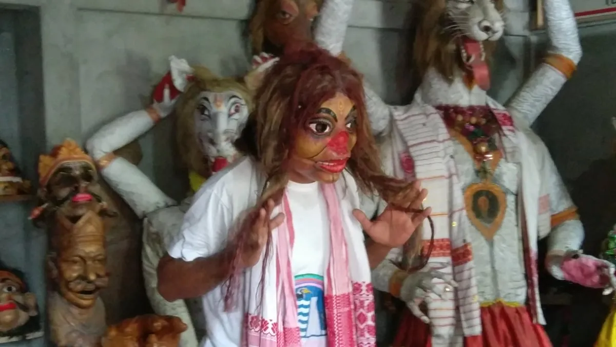 Mask art of Majuli  