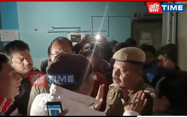 Tensions flared at the hospital  
