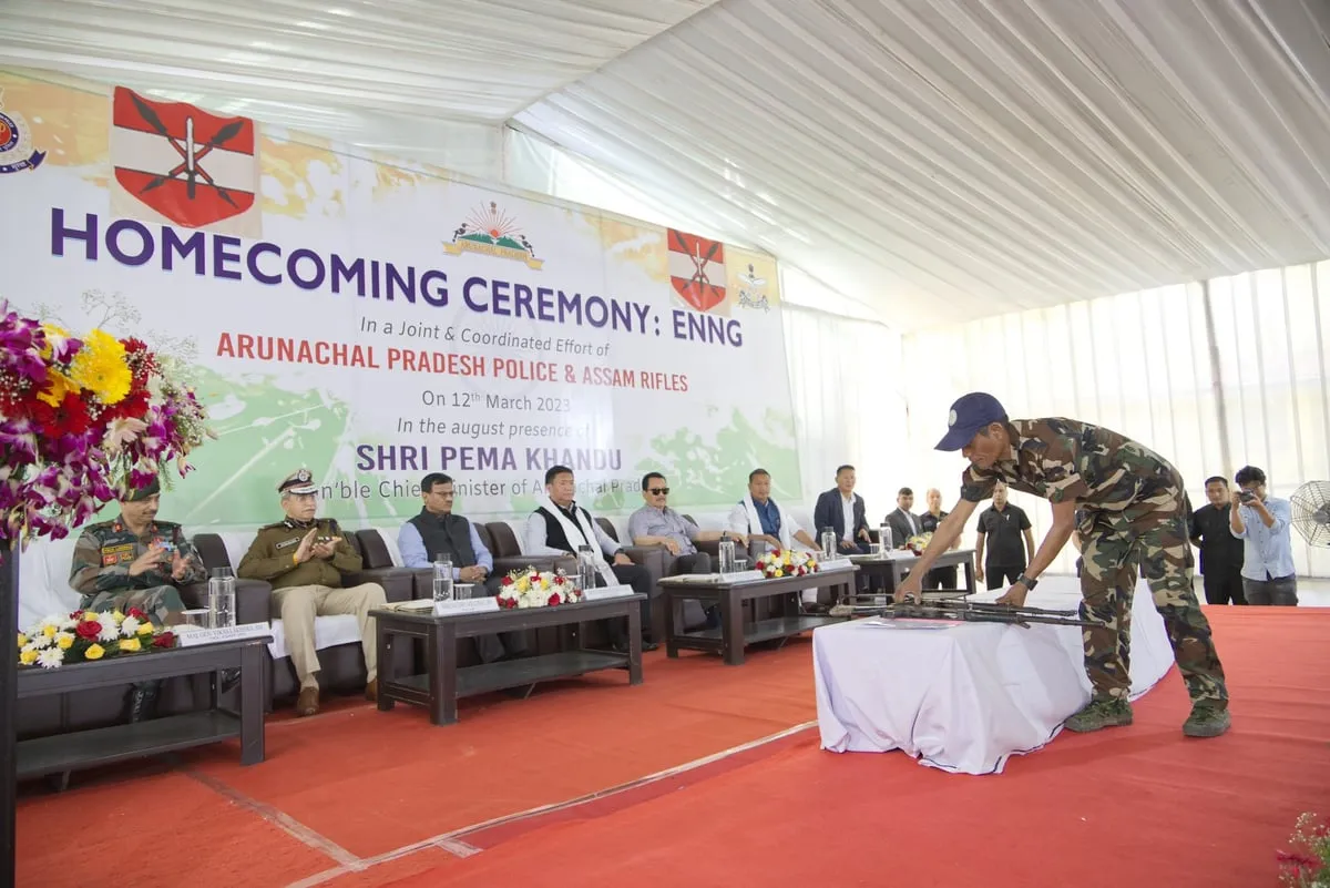15 ENNG cadres surrender in Arunachal Pradesh  