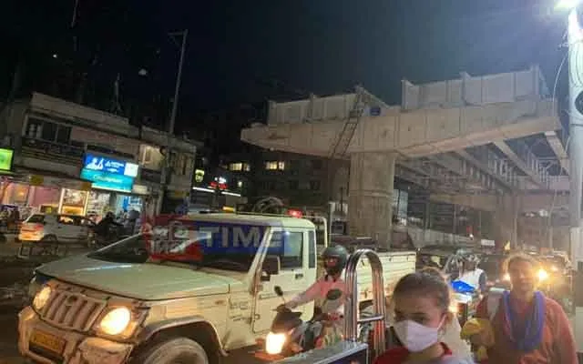 Traffic Congestion during evening hours at Maligaon Chariali (March 2023)  