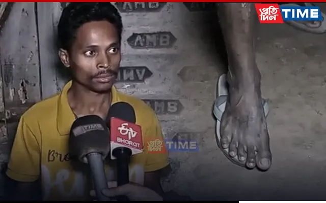 Mithun Haloi who had been arrested earlier and tortured  