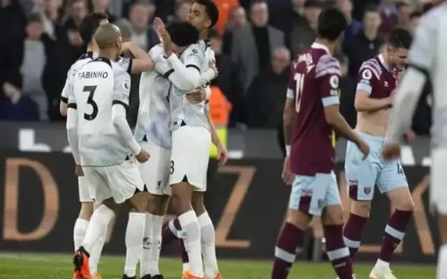 Liverpool vs West Ham United  