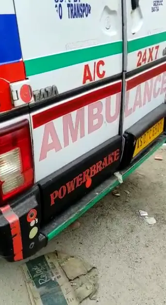 The ambulance  