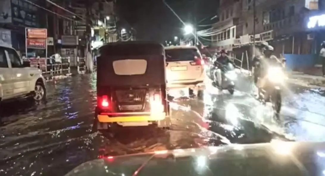 Visuals of water logging  