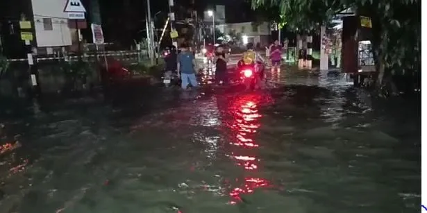 Visuals of water logging  