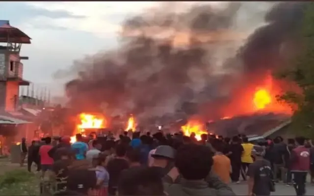 The situation in Manipur has turned violent  