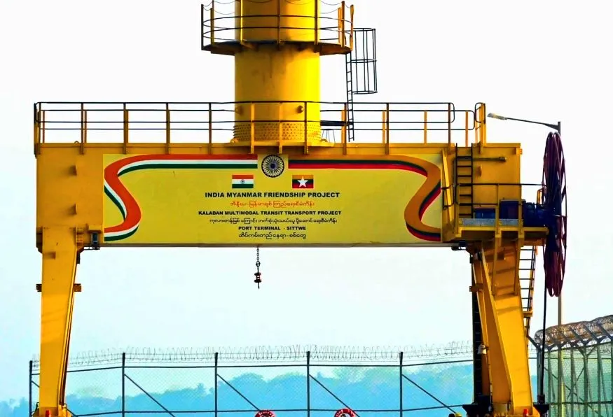 Sittwe Port in Myanmar  