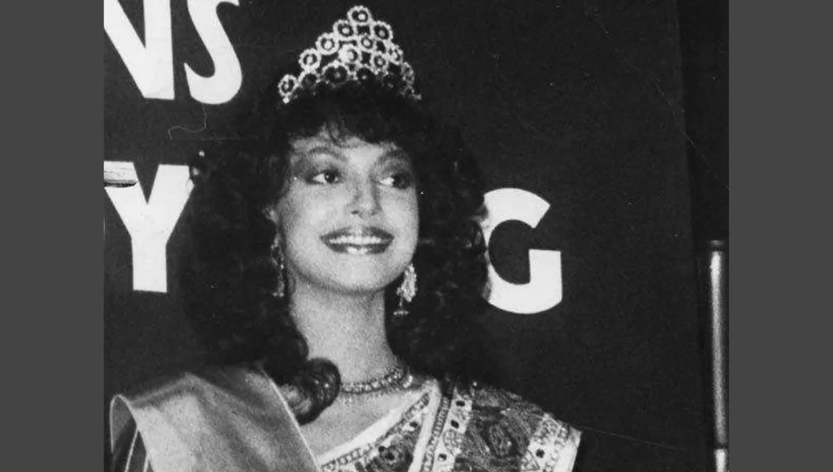   Miss India 1987 and Best Asian Contestant at Miss Universe 1987