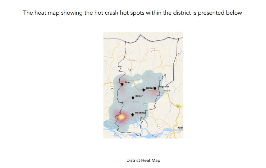 Nalbari District Heat Map  