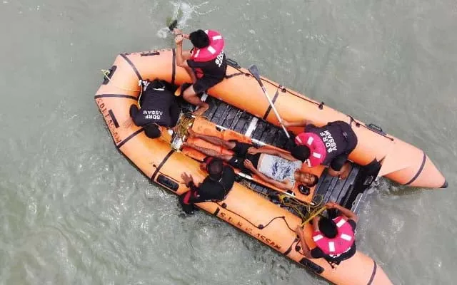 Joint Flood Relief 'Exercise Jal Rahat' Conducted on Manas River  