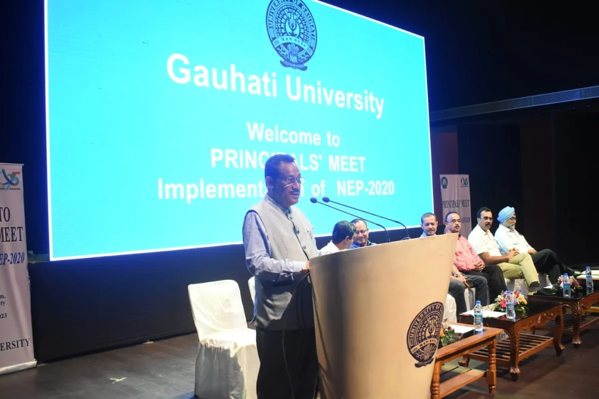 Principals’ Meet Organized by Gauhati University for Implementation of NEP 2020  