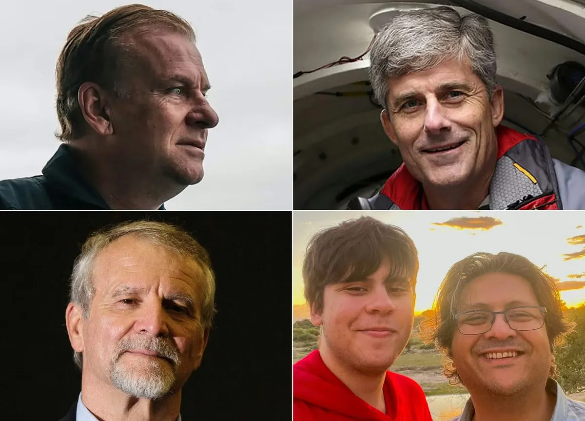 The five people on-board the Titan who died  Image: AFP/Getty